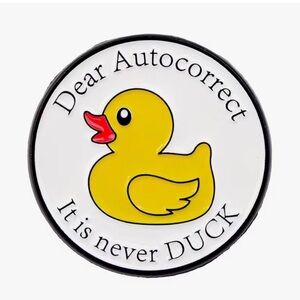 Quirky Yellow Duck Pin for Jackets, Bags, & Hats